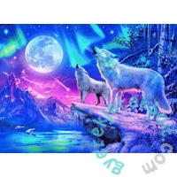 Ravensburger 500 db-os Fluoreszkáló puzzle - Farkasok a holdfényben (14952)