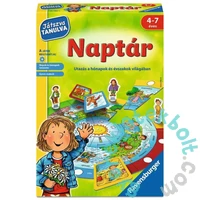 Ravensburger - Játszva tanulva - Naptár  társasjáték (24780)