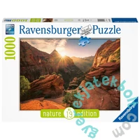 Ravensburger 1000 db-os puzzle - Nature Edition - Zion kanyon, USA (16754)