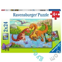 Ravensburger 2 x 24 db-os puzzle - Játékos dínók (05030)