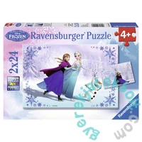 Ravensburger 2 x 24 db-os puzzle - Jégvarázs - Nővérek (09115)