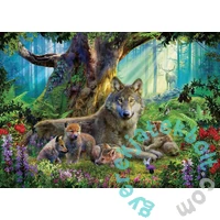 Ravensburger 1000 db-os puzzle - Farkasok az erdőben (15987)