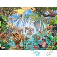 Ravensburger 1500 db-os puzzle - Szafari a vízesésnél (16461)