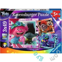 Ravensburger 3 x 49 db-os puzzle - Trollok a világ körül (05081)