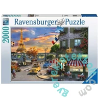 Ravensburger 2000 db-os puzzle - Romantikus este Párizsban (16716)
