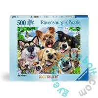 Ravensburger 500 db-os puzzle - Selfies - Boldog kutyák (12000532)