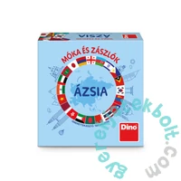Dino Társasjáték Móka és zászlók - Ázsia (731806)