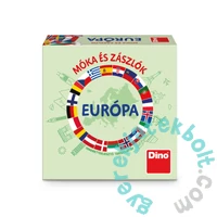 Dino Társasjáték Móka és zászlók - Európa (731790)