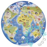 Ridley's Games 1000 db-os kör alakú puzzle - Endangered World (81180)
