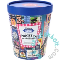 Ridley's Games 1000 db-os puzzle - 50 Must-See Musicals Bucket List (29133)
