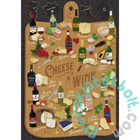Ridley's Games 500 db-os puzzle - Cheese + Wine (40640)