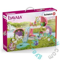 Schleich 42445 Csillogó virágház unikornisokkal, tóval és istállóval játékszett - bayala (SLH42445)