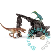 Schleich 41461 Dinoszaurusz készlet barlanggal játékszett - Dinoszauruszok