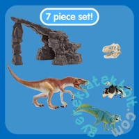Schleich 41461 Dinoszaurusz készlet barlanggal játékszett - Dinoszauruszok