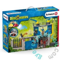Schleich 41462 Nagy dinókutató állomás játékszett - Dinoszauruszok