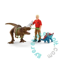 Schleich 41465 Tyrannosaurus rex támadás játékszett - Dinoszauruszok (SLH41465)