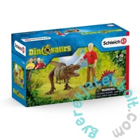 Schleich 41465 Tyrannosaurus rex támadás játékszett - Dinoszauruszok (SLH41465)