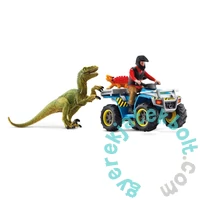 Schleich 41466 Menekülés quaddal a velociraptor elől játékszett - Dinoszauruszok (SLH41466)