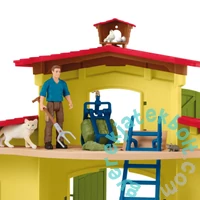 Schleich 42605 Nagy farm istállóval játékszett - Farm World (SLH42605)
