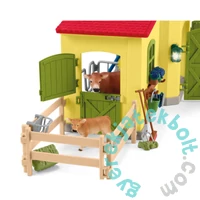 Schleich 42605 Nagy farm istállóval játékszett - Farm World (SLH42605)