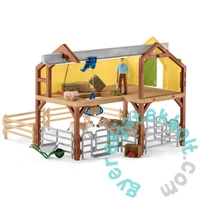 Schleich 42407 Falusi ház istállóval játékszett - Farm World