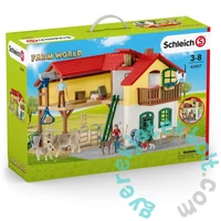 Schleich 42407 Falusi ház istállóval játékszett - Farm World