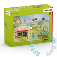 Schleich 42420 Nyúl ketrec játékszett - Farm World