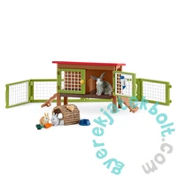 Schleich 42420 Nyúl ketrec játékszett - Farm World