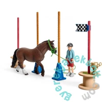 Schleich 42482 Póni agility pálya játékszett - Farm World