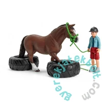 Schleich 42482 Póni agility pálya játékszett - Farm World