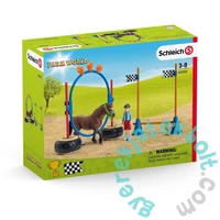 Schleich 42482 Póni agility pálya játékszett - Farm World