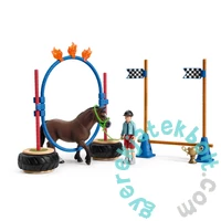 Schleich 42482 Póni agility pálya játékszett - Farm World
