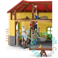 Schleich 42485 Lóistálló játékszett - Farm World