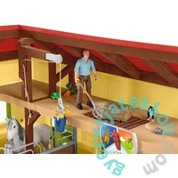 Schleich 42485 Lóistálló játékszett - Farm World