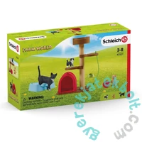 Schleich 42501 Játékélmény aranyos cicáknak játékszett - Farm World