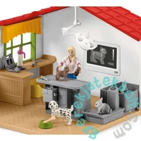 Schleich 42502 Állatorvosi rendelő játékszett - Farm World