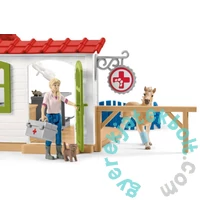 Schleich 42502 Állatorvosi rendelő játékszett - Farm World