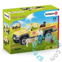 Schleich 42503 Állatorvos látogatása a farmon játékszett - Farm World
