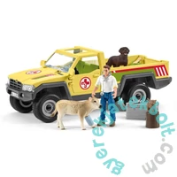 Schleich 42503 Állatorvos látogatása a farmon játékszett - Farm World