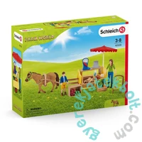 Schleich 42528 Mobil piaci stand játékszett - Farm World