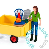 Schleich 42528 Mobil piaci stand játékszett - Farm World