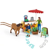 Schleich 42528 Mobil piaci stand játékszett - Farm World