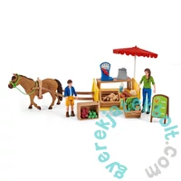 Schleich 42528 Mobil piaci stand játékszett - Farm World