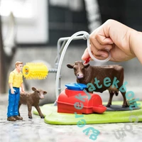 Schleich 42529 Tehén mosóhely játékszett - Farm World