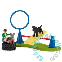 Schleich 42536 Agility pálya kutyáknak játékszett - Farm World