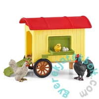 Schleich 42572 Mobil csirkeól játékszett - Farm World