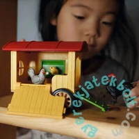 Schleich 42572 Mobil csirkeól játékszett - Farm World