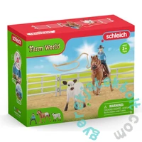 Schleich 42577 Lasszóverseny cowgirllel játékszett - Farm World