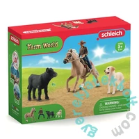 Schleich 42578 Western lovaglás játékszett - Farm World