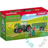 Schleich 42608 Traktor utánfutóval - Farm World